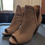 Lucky Brand  Larise Pull On Leather Heel Boots W9 Brown Photo 0