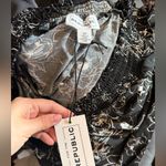 FOR THE REPUBLIC NWT  Floral Black Women's Top Photo 2