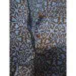 Anne Klein II Women's Blue Floral Blouse, Vintage Size 8, Classic Silk Shirt Photo 4