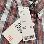 BDG Dad Button-Down Shirt NWT Size M - Bright Red Photo 8