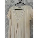 Vintage Christian Dior Nightgown Women M L Pale Pink‎ Long Lace Coquette Pink Size M Photo 1