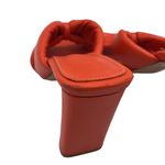 Schutz Orange Fairy Faux Leather Puffy High Heel Sandals With Knot Detail 5.5B Photo 5