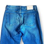 Trave Bradshaw Low Rise Slim Crop Jeans in Sweet Emotion Size 28 Frayed Hem Blue Photo 13