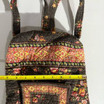 Vera Bradley Chocolate Drawstring‎ Backsack Backpack Purse RETIRED Bag Boho I Brown Photo 9