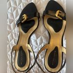 Bottega Veneta  Gold Buckle Heels Size 38/7/12 Photo 7
