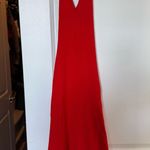 Loft NWT  Ribbed Halter Sweater Dress Red XS Photo 1