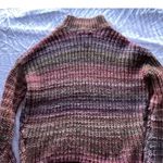 Ruby Moon Vintage Anthropologie long Red tunic Cowl Neck Drawstring Sweater Sz M Photo 9