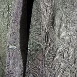 Avenue Black Shine Embossed Blazer Size 26/28 Photo 5