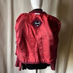 Avanti Vintage  Burgundy Pig Suede Cropped Blazer Jacket Yugoslavia 90s Size 10 Photo 5