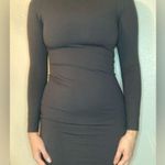 Lululemon Bodycon Mini Dress With Open Back Detail Estimated Size 4 Black Photo 0