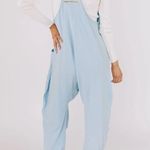 Free People Movement Hot Shot Onesie Mediterranean Hawaiian Blue Size L Photo 7