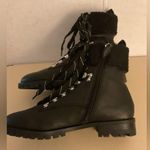 Rebecca Minkoff women Black leather biker combat boots size 9.5 Photo 5