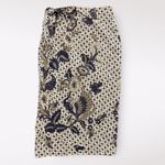 Nordstrom  Classiques Entier Patterned Silk Maxi‎ Wrap Skirt Size M Classic Chic Photo 5