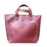 Portland Leather Goods Mini Tote Brown Photo 1
