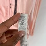 Lucky Brand  Light Pink Woven Mix Henley Top‎ Size S Photo 7