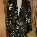 Vtg 90s Safari Oversized Blazer Size 16 Photo 7