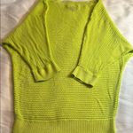 EXPRESS  Neon Green Knit Sweater xs Photo 4