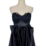 For Love & Lemons  Virginia Lace Pleated Bustier Strapless Mini Babydoll Dress Photo 5