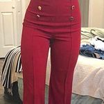 Boutique Red Flare Pants Photo 0