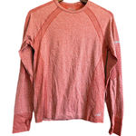 Bcg  Women's Coral Seamless Long Sleeve Athletic Top Thumbholes Size S Photo 0
