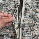 Anthropologie  DOLAN Left Coast Full Zip Grey/Ivory/Brown Tweed Cardigan Sweater Photo 8