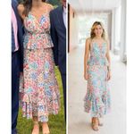 Yumi Kim  Kaia Floral Printed Ruffle Maxi Dress Kingston Garden Size 2 Photo 4