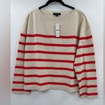 J.Crew  Mariner jersey relaxed boatneck T-shirt in stripe Photo 3