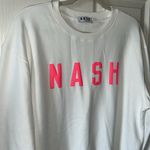 NASH‎ COLLECTION Women’s White with Neon Pink Long Photo 7