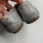 Birdies  The Starling Silver Woven Slip On Vegan Leather Loafers S-002 Sz 12 Photo 7