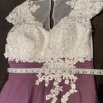 Women’s Ivory Lace Top Chiffon V Photo 8