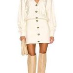 Retrofête   ivory cable knit DRESS TALA retro party size M Photo 0