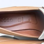 Ecco  Dress Classic 15 Brown Cream Crocodile Slip on Penny Loafer Women's 40 NEW Photo 4