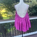 Free People New Embroidered On Clouds Swing Cami Tank Top Azalea Pink Sz XS Photo 7