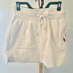 Reebok  Cream Fleece Sweat Skirt Athletic Sporty Athleisure Women's Photo 0