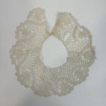 Handmade Antique Vintage Crochet Lace Collar Victorian Beige Edwardian Boho Stunning Photo 3