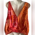 Free People  Pink and Orange Tank Top Photo 2