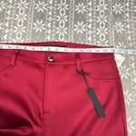 J Brand NWT Alana High Rise Satin Skinny Stretch Pants Ankle Zip Opium Size 30 Photo 10