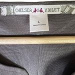 Chelsea and Violet  Faux Suede Embroidered Cutout Dress Womens L Brown Western Boho Photo 6