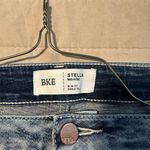 BKE  Blue Skinny Jeans with Faded Whiskering Photo 2