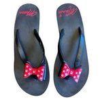 Disney Minnie Platform Wedge Thong Sandal 9 Photo 0