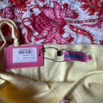 Edikted Yellow  Dress Ruffle Mini Pointelle Photo 2