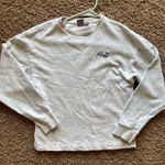 Puma Speckled Light Gray Grey Crewneck Sweatshirt Activewear Top Shirt Women XS Photo 0