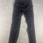 Athleta  Lightning Static 7/8 Tight Womens S Black White Speckle Pull On Athletic Photo 5