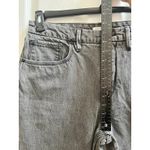 Good American Size 12/31 90s Relaxed Fit Jean 31 Inch Inseam Faded Black Gray Photo 6