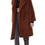 Avec Les Filles NWOT  Oversized Faux Fur Coat Penny Lane City Career Women’s M Photo 1