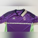 Adidas  Women’s Purple and Green Soccer Real Madrid training Jersey 💜 Photo 5