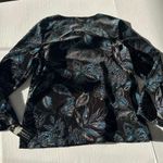 Elementz Vintage  Velour Sparkly Top Women’s XL new Photo 0