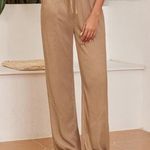 Zaful Yoga Jogger Wide Leg Pants Green Women’s Size Medium NWT Photo 9