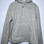 Thread and Supply Women’s Sherpa Zip Up Hoodie Pullover Gray Sweater Size L Size L Photo 0