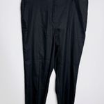 Ann Taylor NWOT  The High Rise Ankle Dress Pants In Linen‎ Twill In Black Size 18 Photo 1
